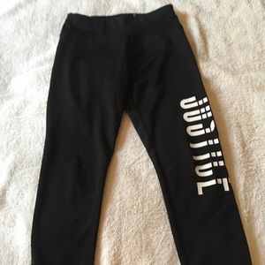 Girls Size 7 Justice Active Wear Leggings